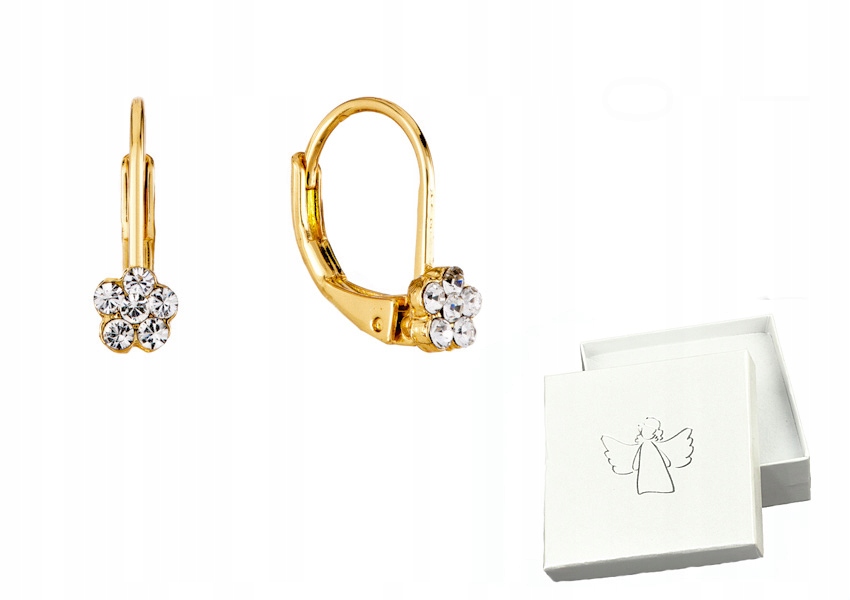 

kolczyki złote dla dzieci Colibra antyalergiczne