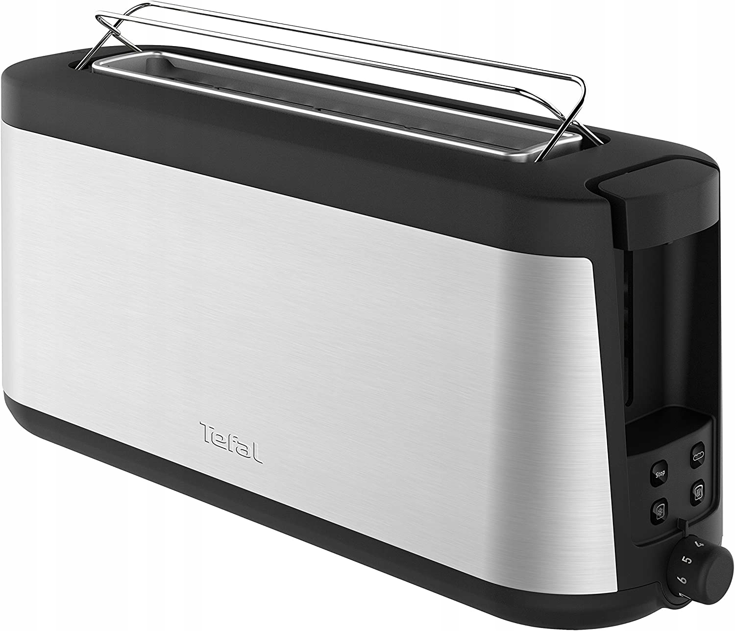 Toaster Na Chlieb Tefal TL430811 Element Komor XL Strieborný 1000W