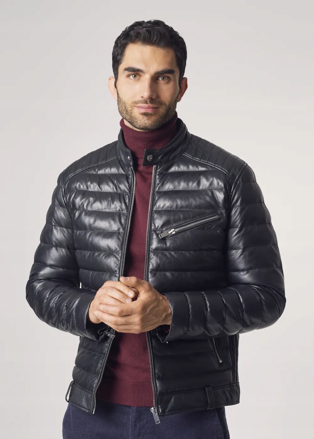 Ochnik Skórzana kurtka męska KURMS-0249-5480 r 2XL