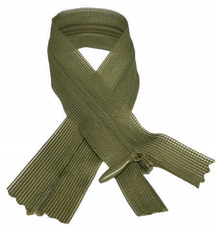 Zamek błyskawiczny kryty stały zie. wojskowa 22 cm