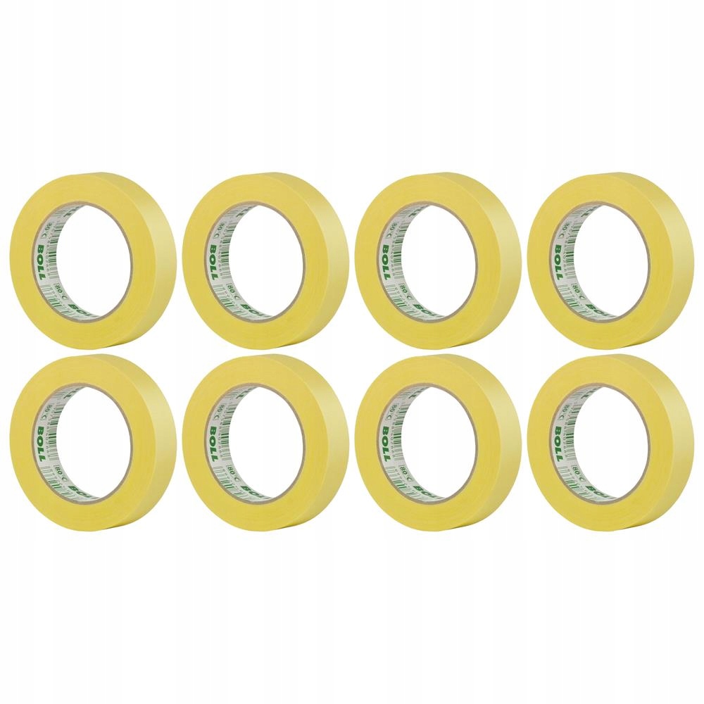 BOLL TAŚMA PAPIEROWA LAKIERNICZA DO 80°C 25MM 50M