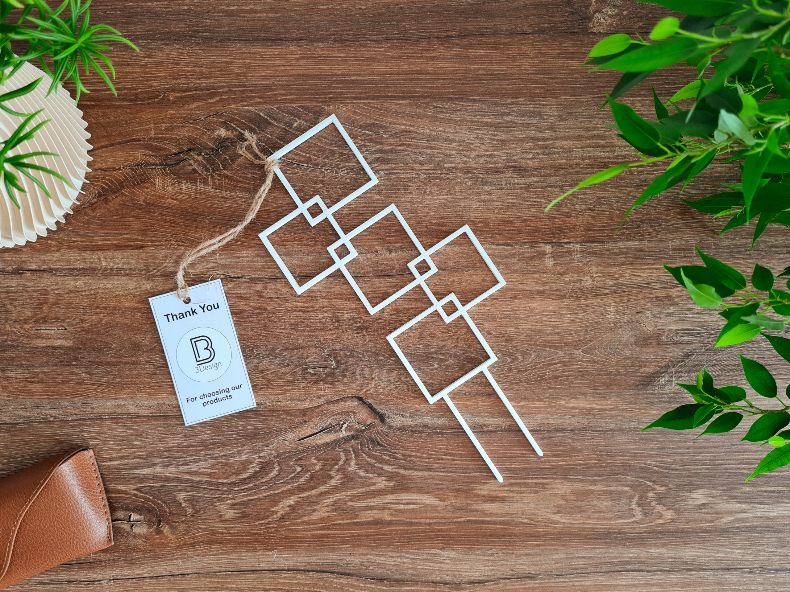 PODPÓRKA DO KWIATÓW DRABINKA PERGOLA BIAŁA 27cm Marka BB3Design