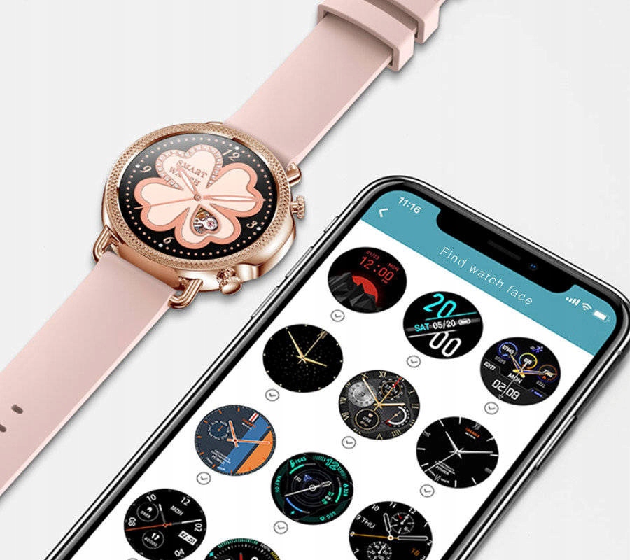 DAMSKI SMARTWATCH RUBICON PULS TLEN SMS FB SREBRNY Rodzaj baterii akumulator litowo-polimerowy