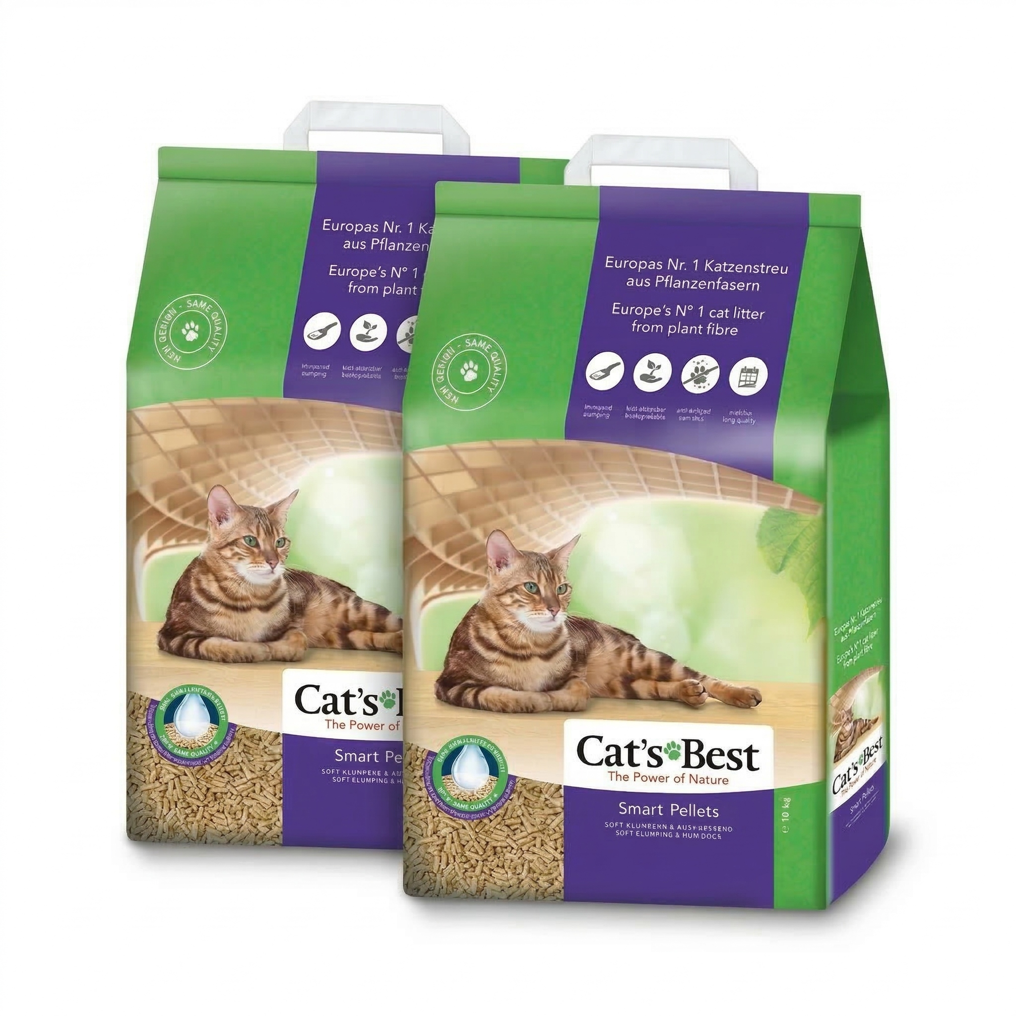 Cat’s Best Smart Pellets Zestaw 2x20L