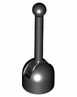 

Lego 4592c02 Antena Dźwignia czarna Nowa (1g)