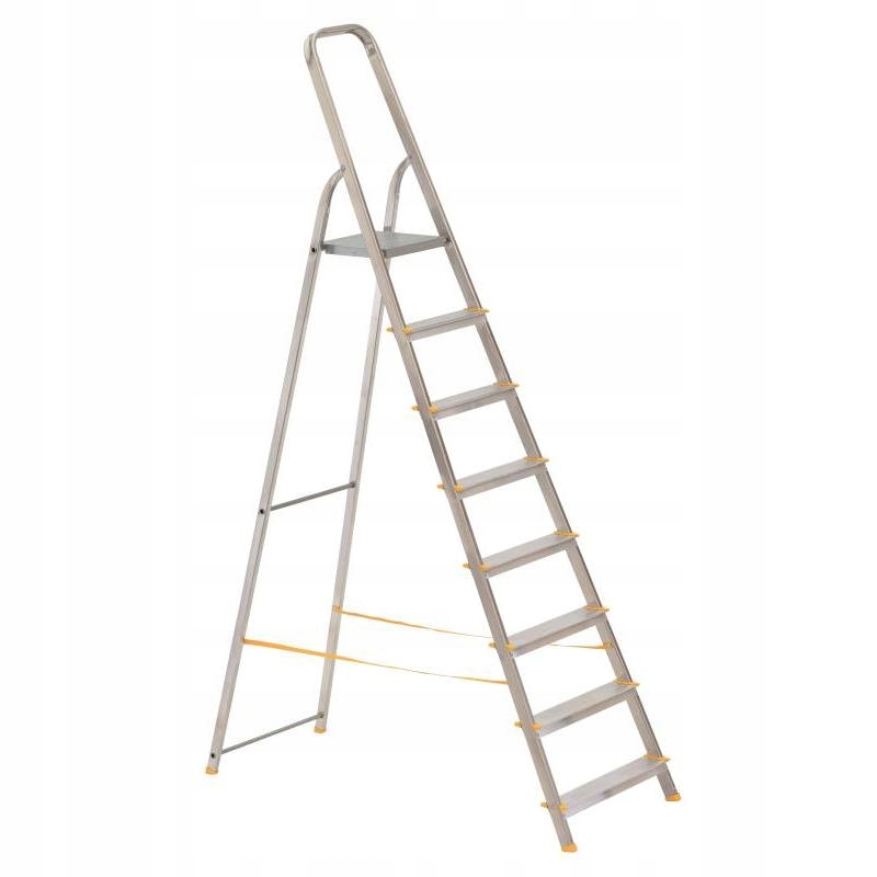Schodíky Al, 8 priečok, nosnosť 150 kg, Alve 1918