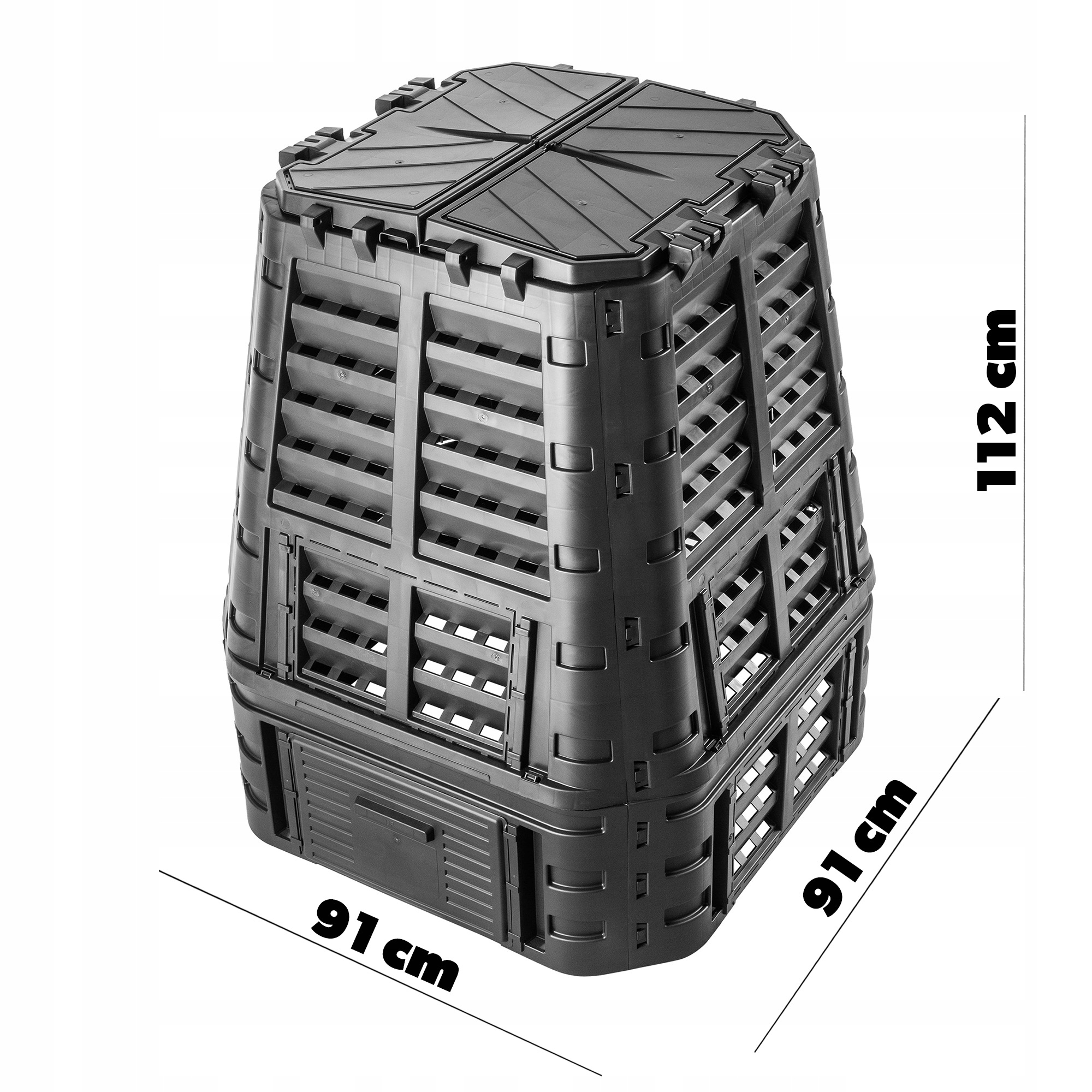 KOMPOSTOWNIK MODUŁOWY CAŁOROCZNY MROZOODPORNY 740L Producent Kadax