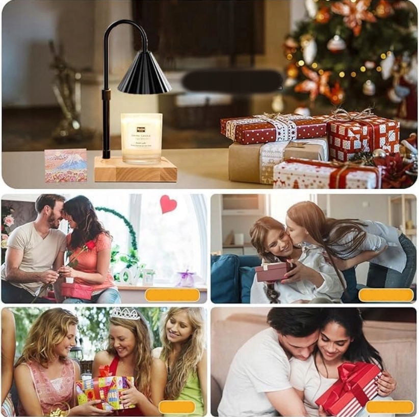 PODGRZEWACZ ŚWIEC ELEKTRYCZNA LAMPKA ZAPACHOWA Z TIMEREM PODGRZEWA ŚWIECE Liczba miejsc na świece 1