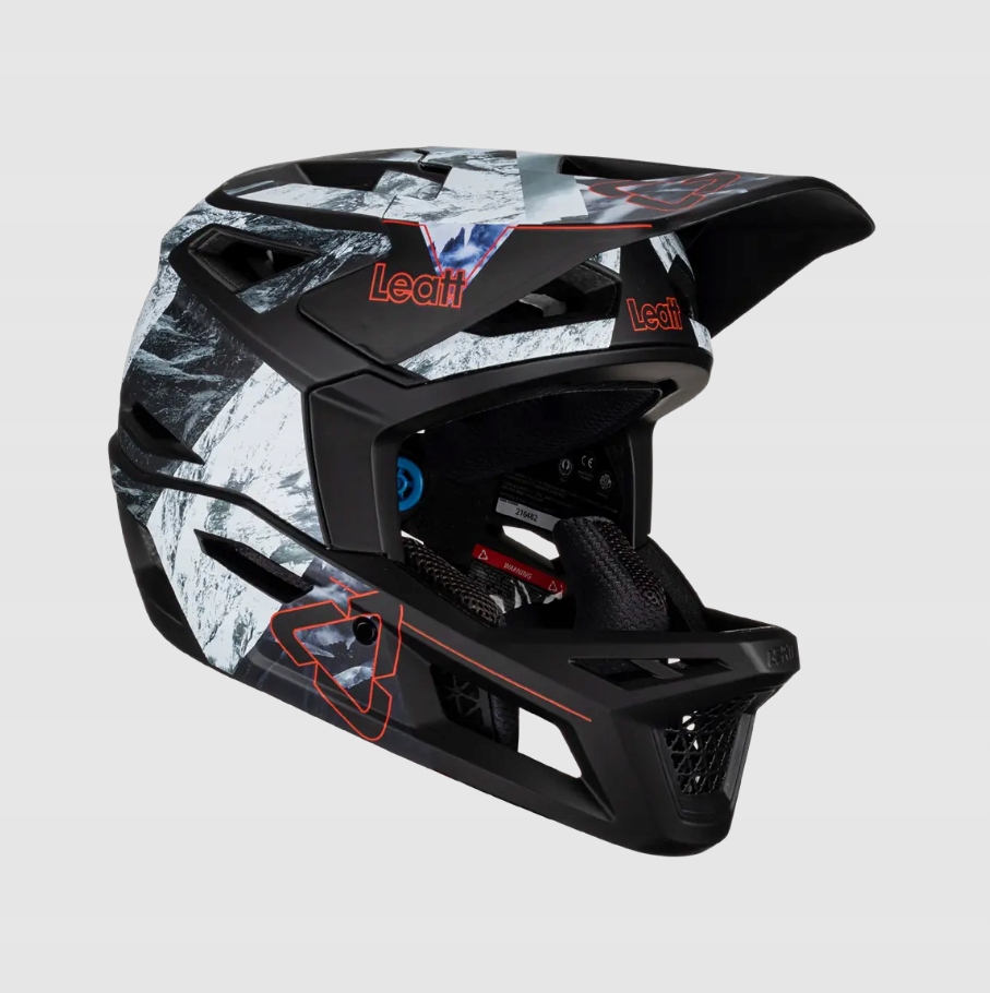Kask Rowerowy Leatt Mtb Gravity 4.0 V23 Czarno-Szary (Rozmiar:L)