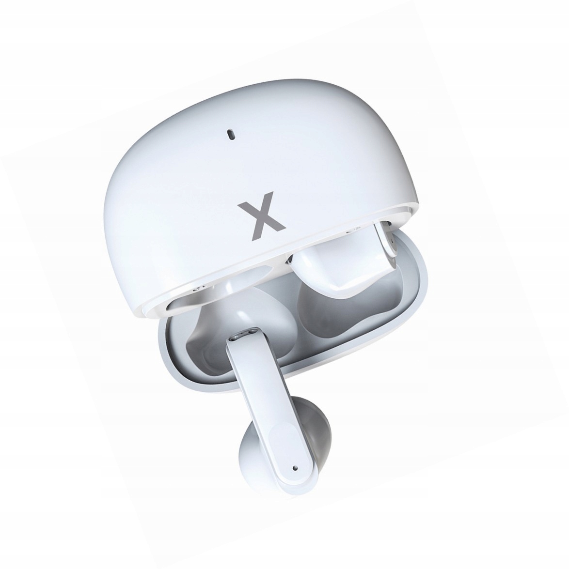 Bezprzewodowe earbuds MXBE-03 białe Bt 5.3 do Samsung Galaxy S25