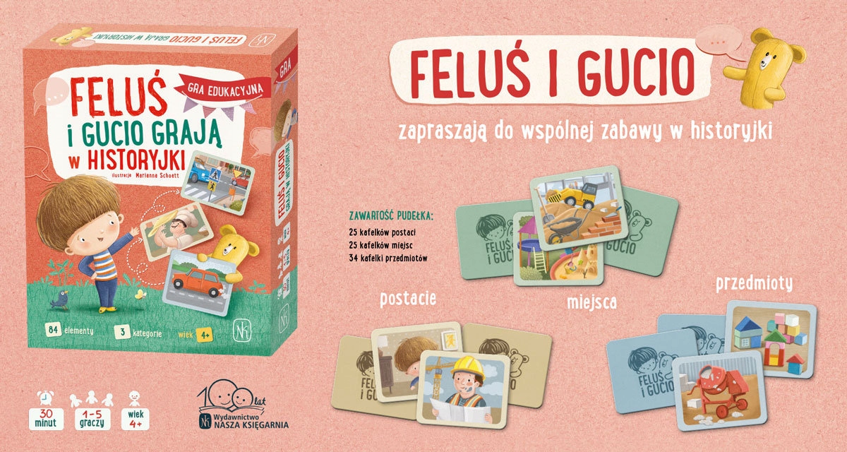 GRA EDUKACYJNA FELUŚ I GUCIO GRAJĄ W HISTORYJKI EAN (GTIN) 5902719478604