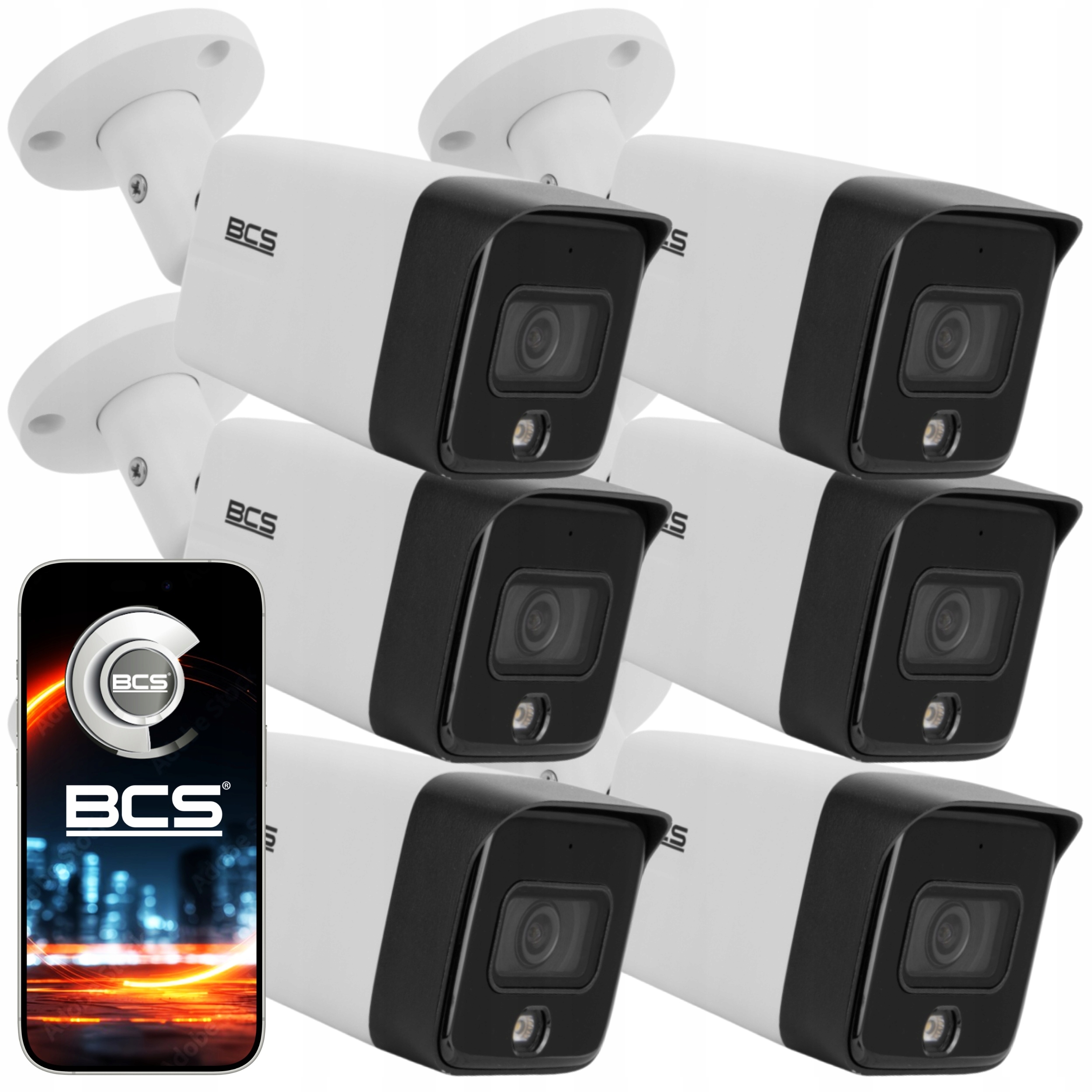 Kamera 6x BCS-L-TIP16FCR3L3 Line 6MPX IR30M IP67 Detekcja Dori Blc Hlc Bcs