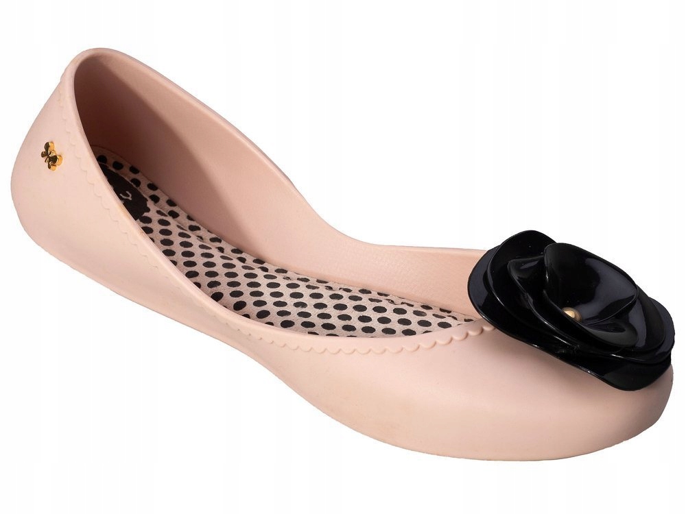 

Buty Meliski Damskie Balerinki Zaxy Różowe Gumowe