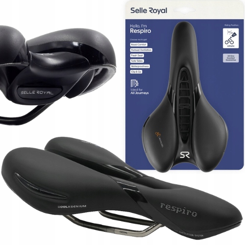 Sedlo na kolo Selle Royal Respiro Soft Athletic unisex 279x159 mm