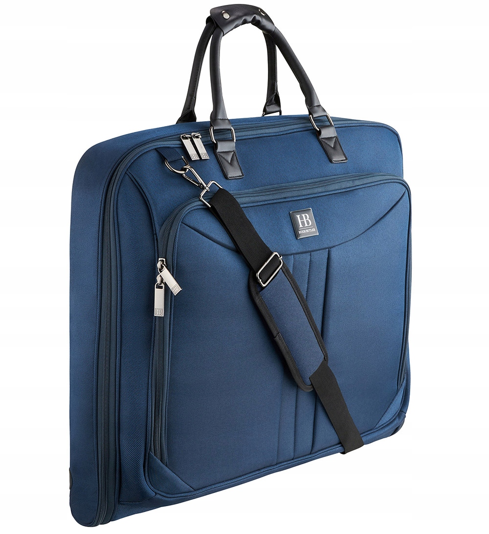 Obal na oblek Pevná cestovní taška Hugh Butler Alfred tmavě modrá