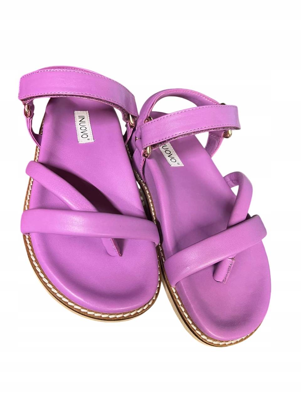 Žabky s plochým podpatkem dámské fialové dámské velikost 35