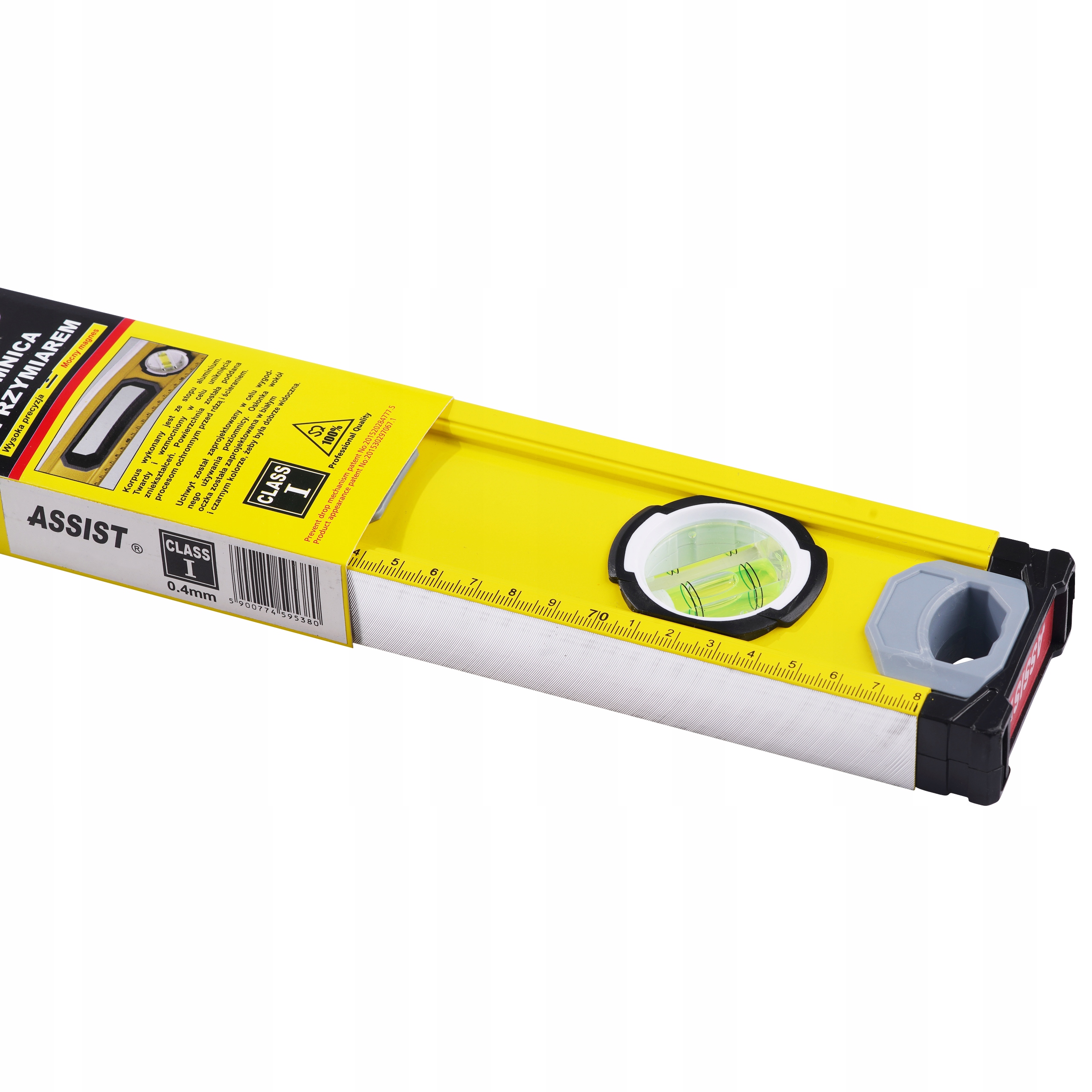 POZIOMNICA POZIOMICA ALUMINOWA Z MAGNESEM JOBI ASSIST LIBELLA 60cm A3536 Długość 0.6 m