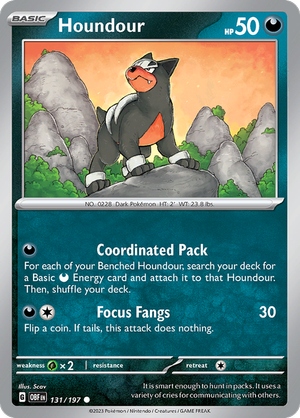 Obsidian Flame 131/197 Houndour