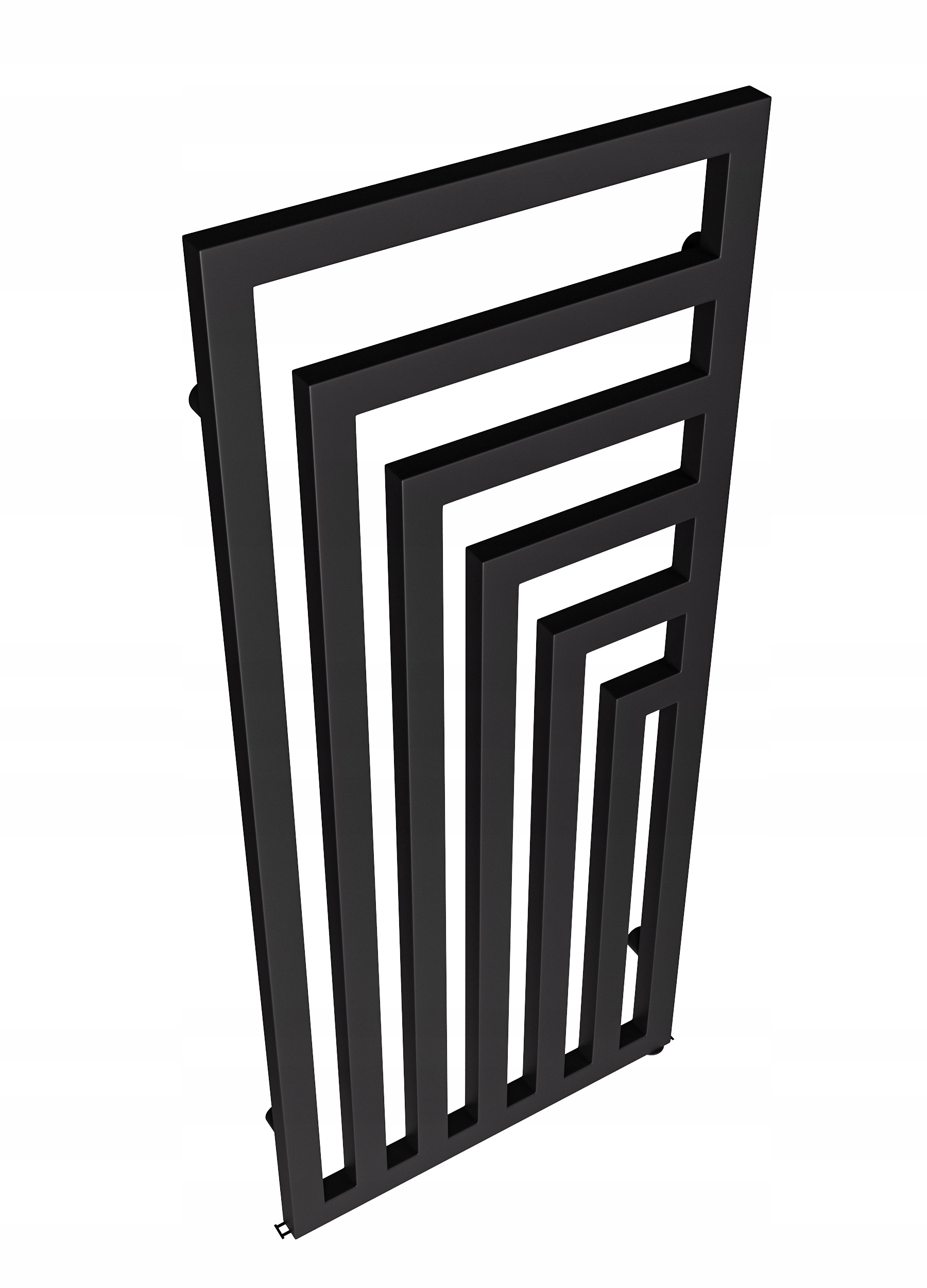 Dekorativní radiátor Laos 800x520 Černý Mat