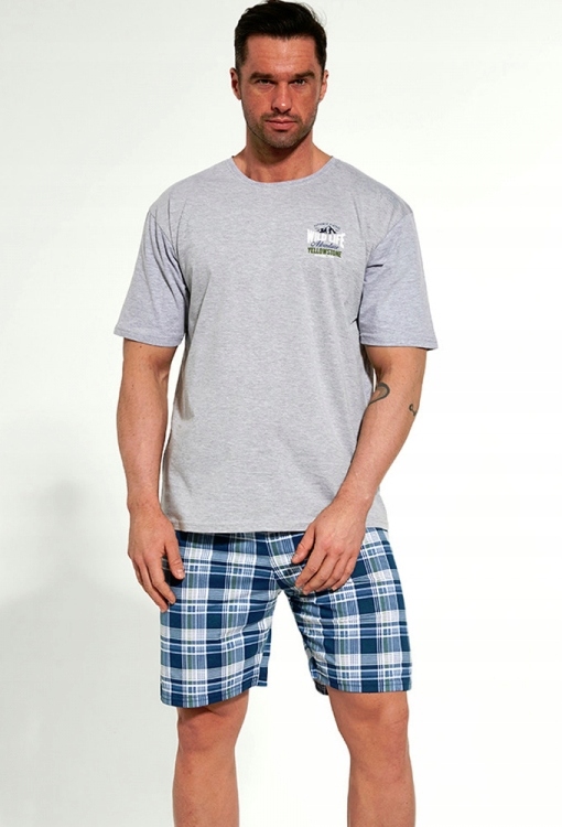 Piżama CORNETTE męska 326/132 krótkie YELLOWSTONE 2 4XL
