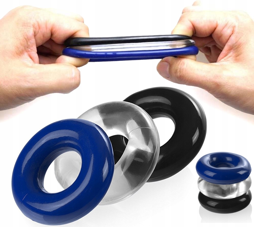 

Komplet Pierścieni Wzmocnienie Erekcji Długi Seks