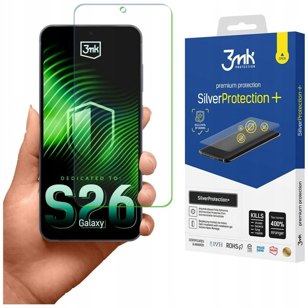 Folia antymikrobowa 3MK SilverProtection+ do Samsung Galaxy S26