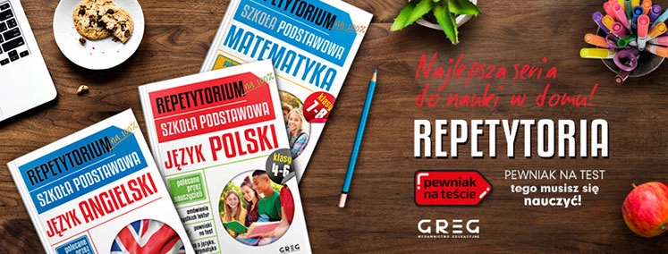 CHEMIA REPETYTORIUM SZKOŁA PODSTAWOWA Wydawnictwo Wydawnictwo Greg