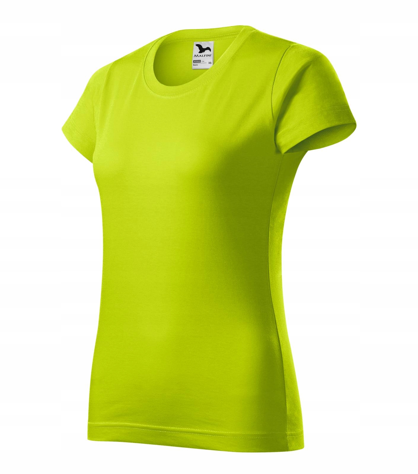

Damska koszulka T-shirt Malfini Basic limetka 2XL