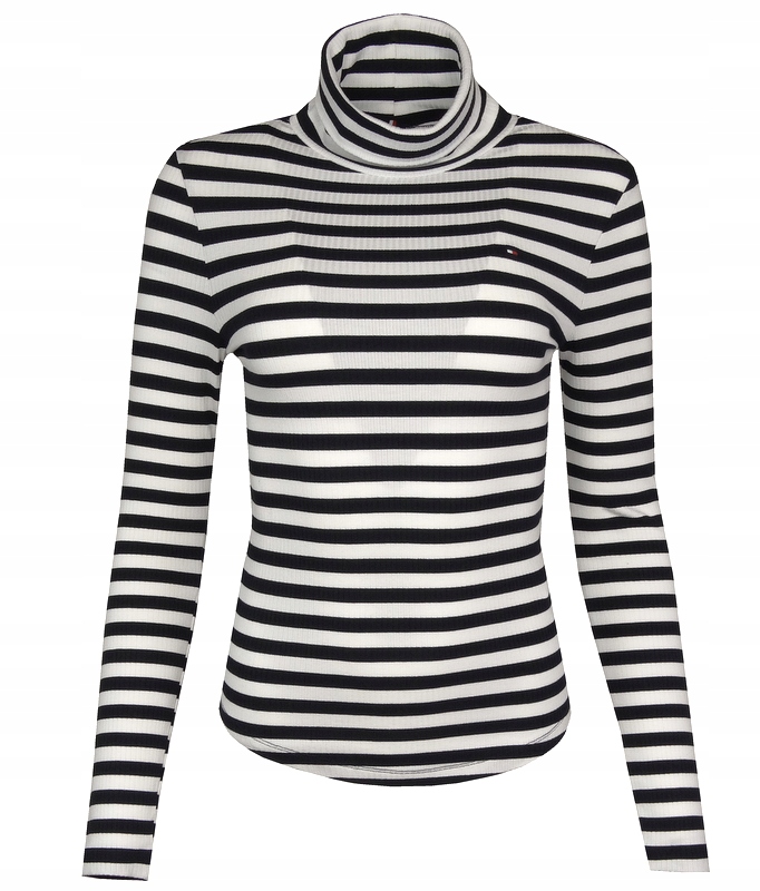 Tommy Hilfiger dámský rolák, Slim, pruhy, Xs