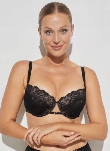 Kinga Push-up Podprsenka PU-1131 Luna Černá 70D