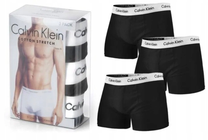 

Bokserki Męskie Calvin Klein 3-PACK |roz. M