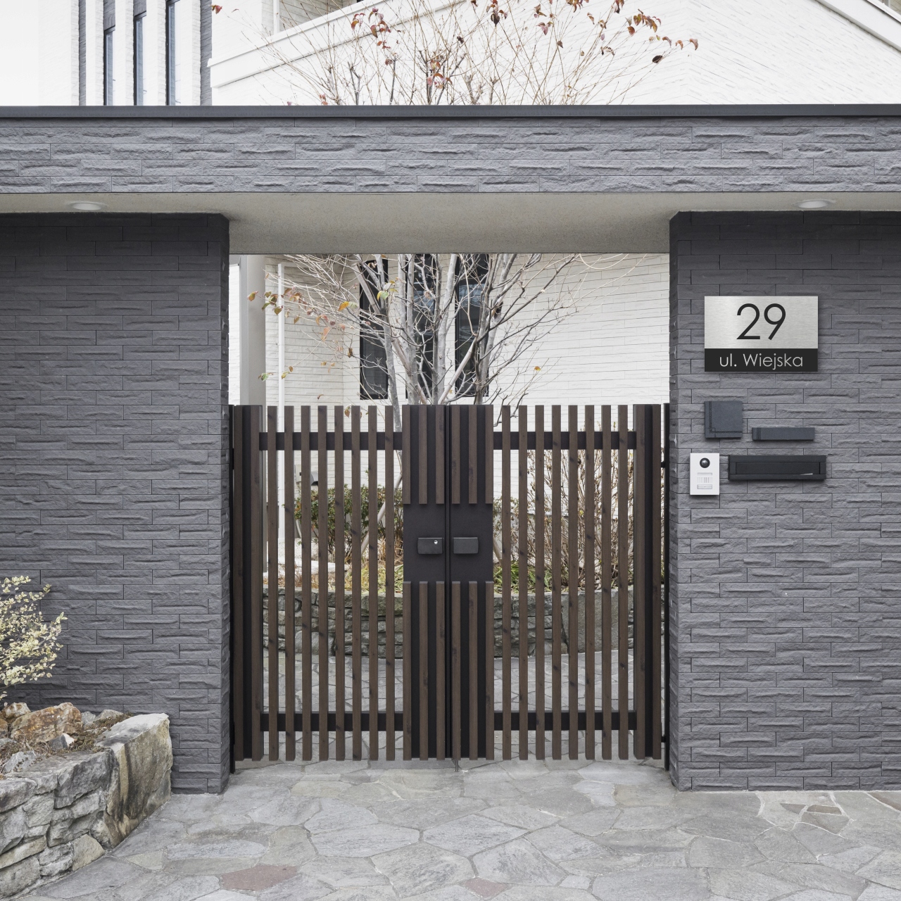 TABLICZKA ADRESOWA ALUMINIOWA NUMER DOMU ELEGANCKA DIBOND 3mm 30X20cm UV Kod producenta Tabliczka Adresowa