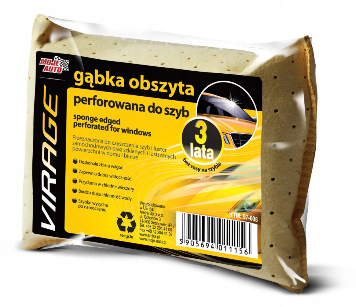 

Gąbka Perforowana Ircha Do Usuwania Pary Z Szyb