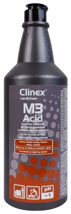 Kwasowy płyn do mycia posadzek CLINEX M3 ACID 1L