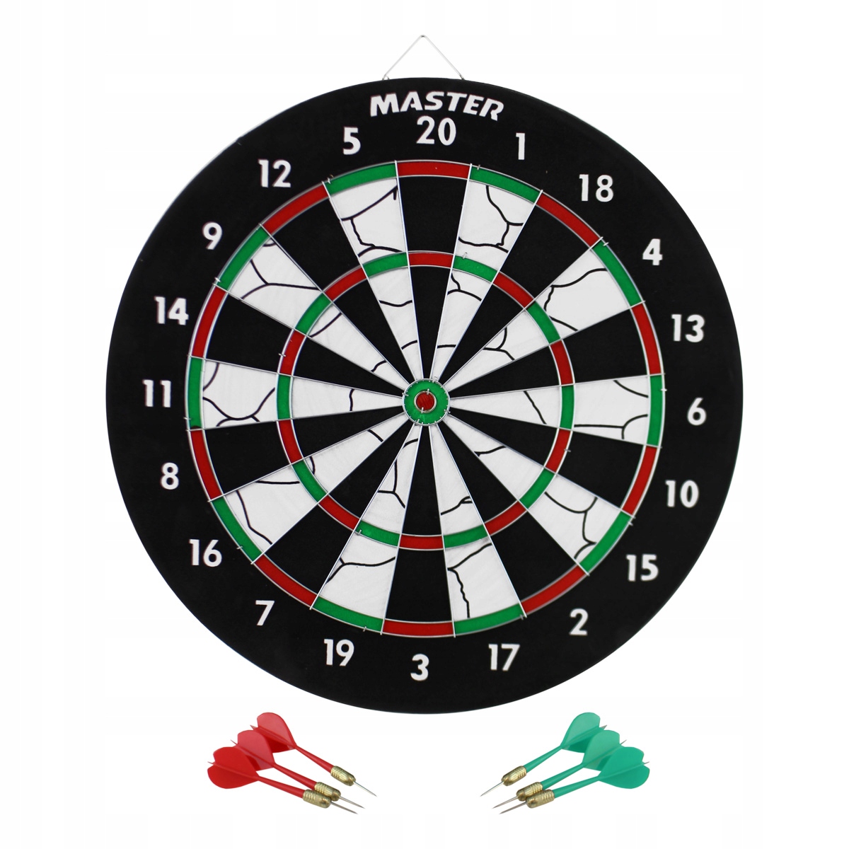 Tarcza do darta papierowa Master Flocking 37 cm dwustronna