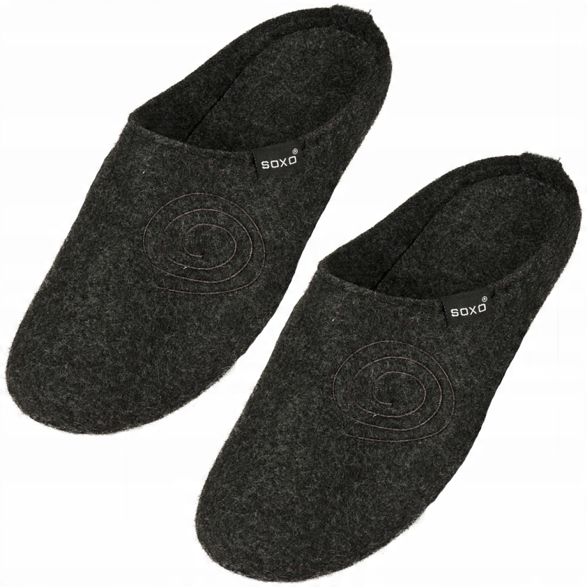 

Kapcie filcowe damskie Soxo z haftem czarne 35-36