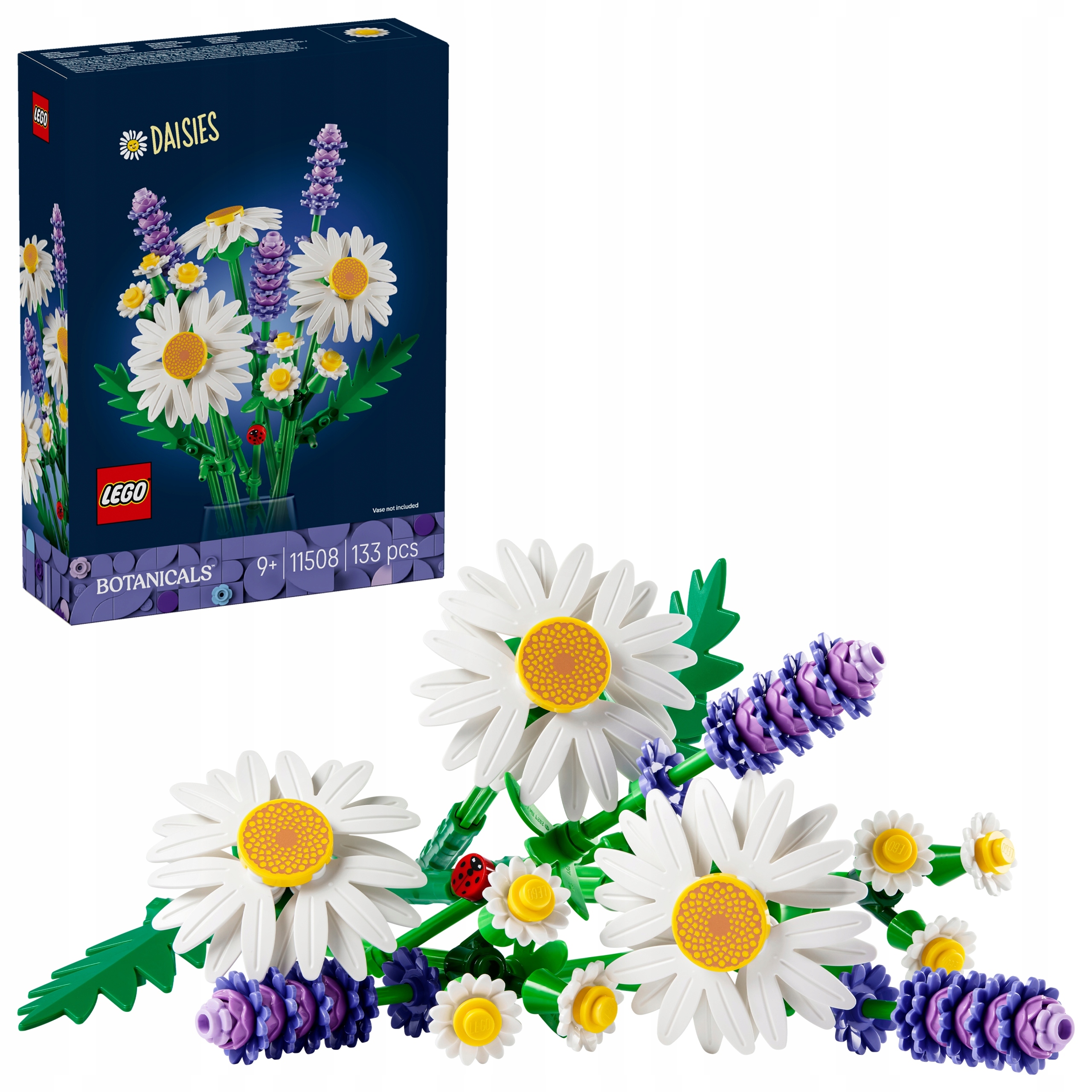 Klocki LEGO 11508 Botanical Collection Stokrotki Polne Kwiaty Bukiet