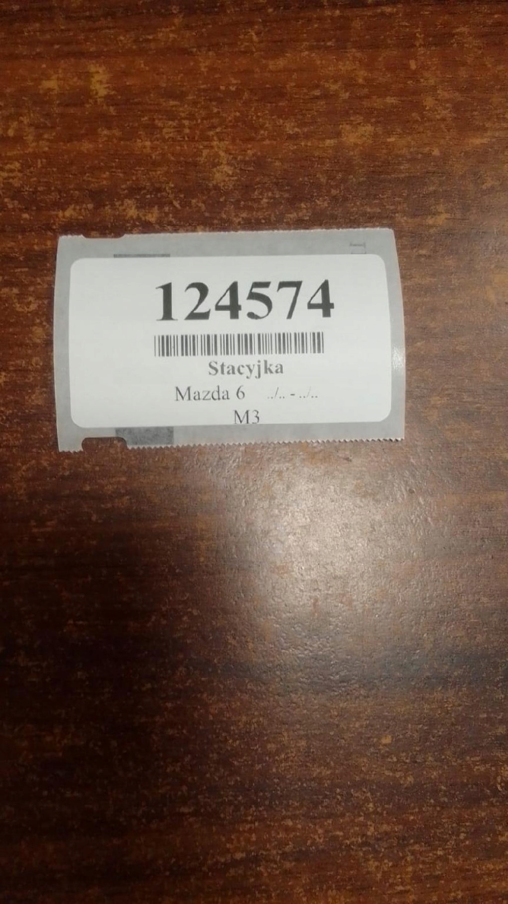 MAZDA 6 Accensione chiave