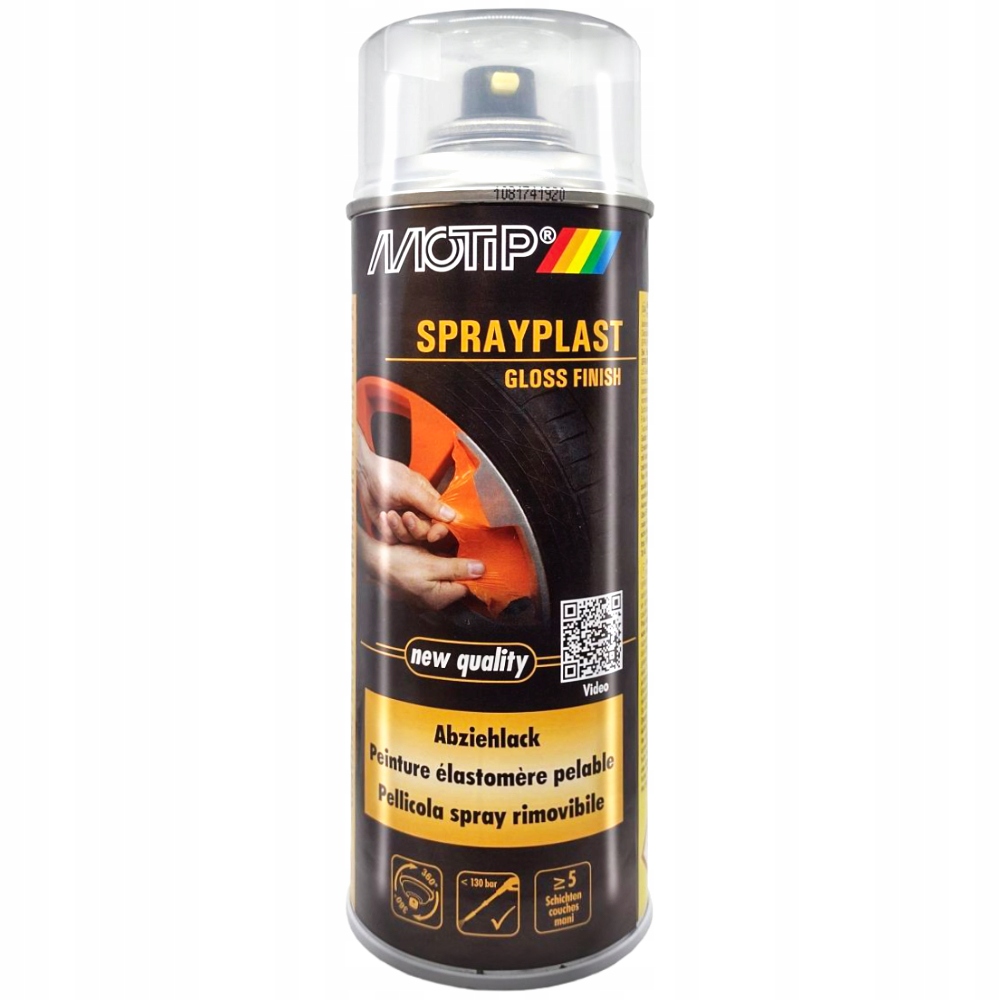 Folia W Sprayu Bezbarwna Przeźroczysta Zabezpiecza 400ML