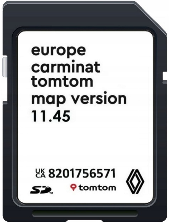 Mapa Renault Karta 11.45 Carminat Megane Clio Laguna Scenic 2025 Pl