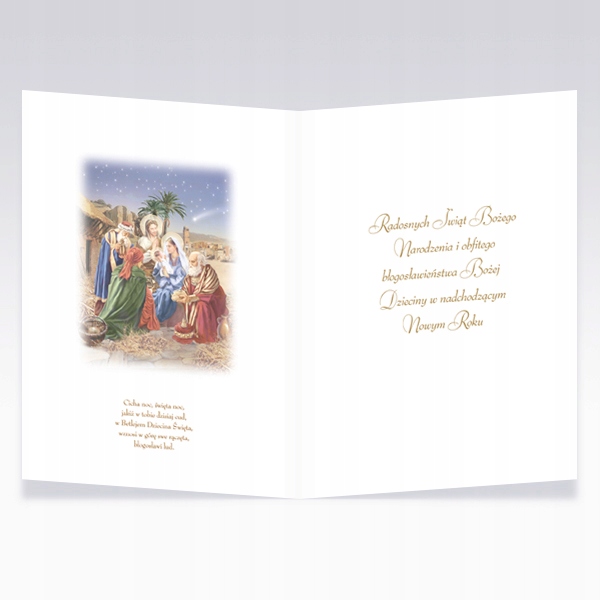 KARNET LAURKA KARTKA ŚWIĘTA BN + KOPERTA + OPŁATEK Kod producenta brak
