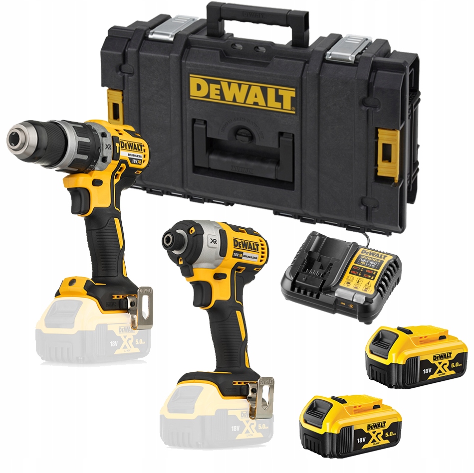 Dewalt Zestaw Combo DCD796 DCF887 2 Akumulatory 18V DCK266P2