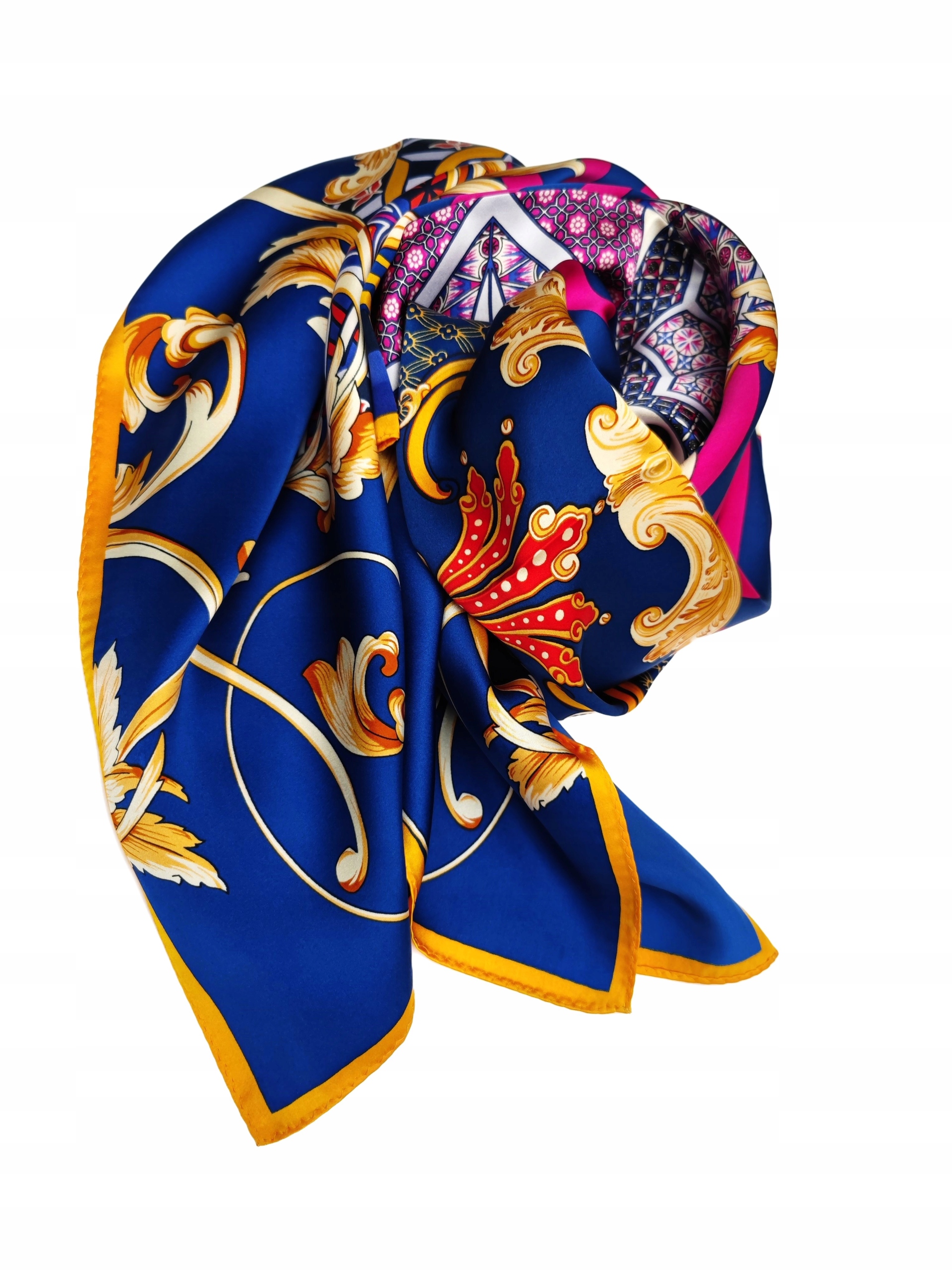 100% JEDWAB MARKOWA CHUSTA APASZKA SZAL JAKOŚĆ HQ Marka LADORENA