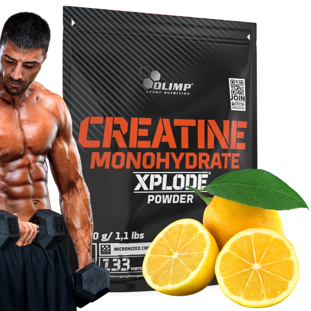 Kreatyna proszek cytrynowy Olimp 500 g - 5901330076374 - 17694988296 -  Allegro