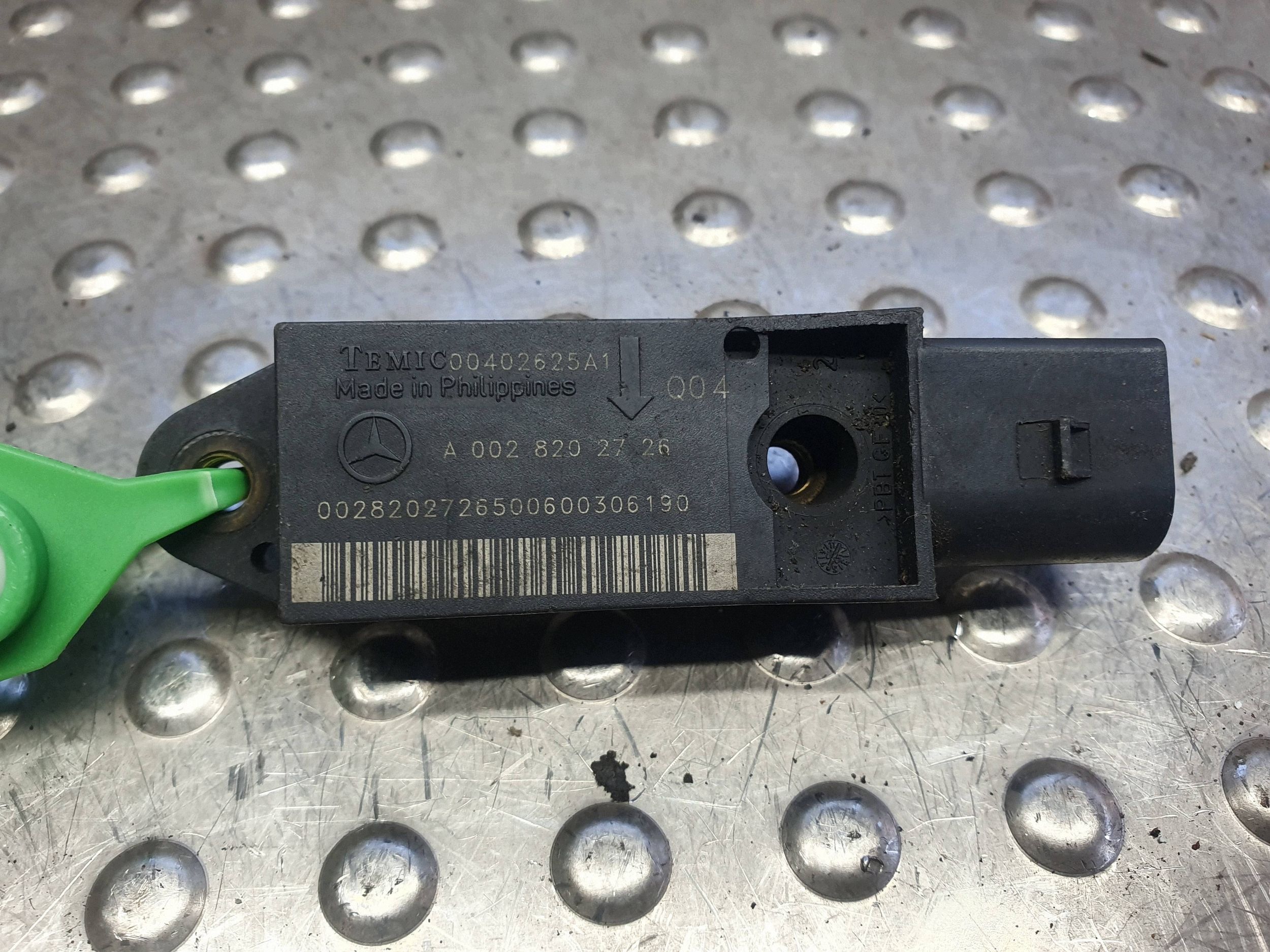crashsensor drucksensor seiten A0028202726 MERCEDES W211 SL R230 W230