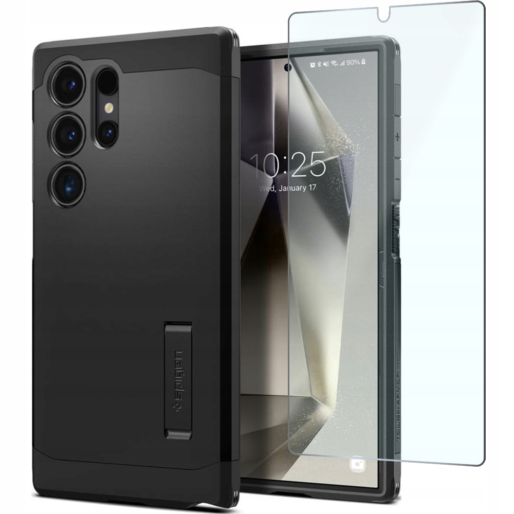 Etui Spigen do Galaxy S24 Ultra, mocne, ochronne, case do MagSafe szkło