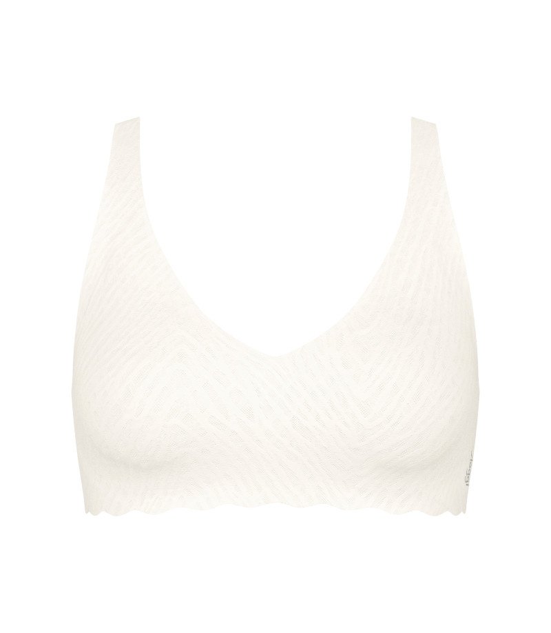 Podprsenka sloggi Zero Feel Bliss Soft Bra Krémová M Modelovací Podprsenka