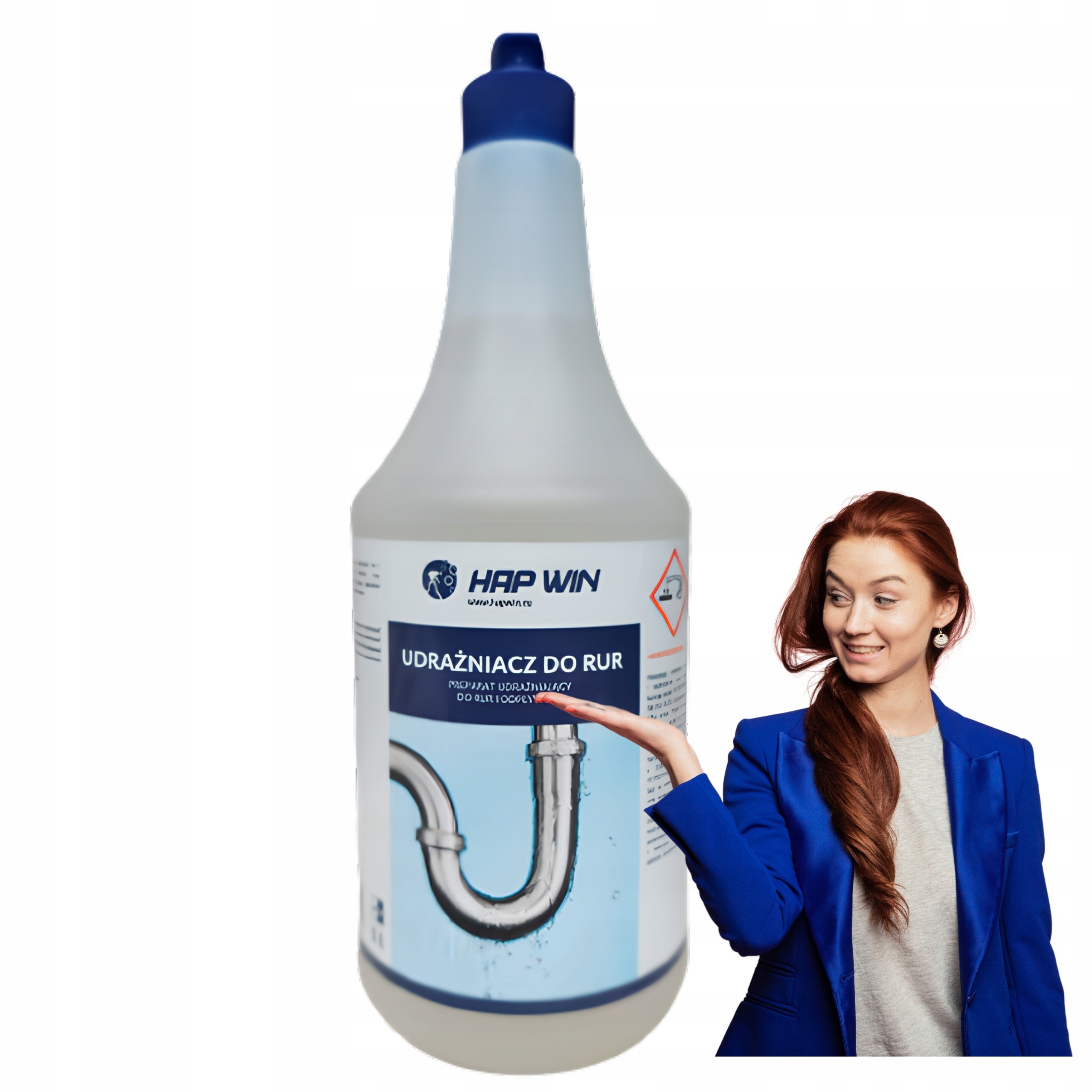 

Udrażniacz do Rur Mocny Płyn Środek Hap Win 1L