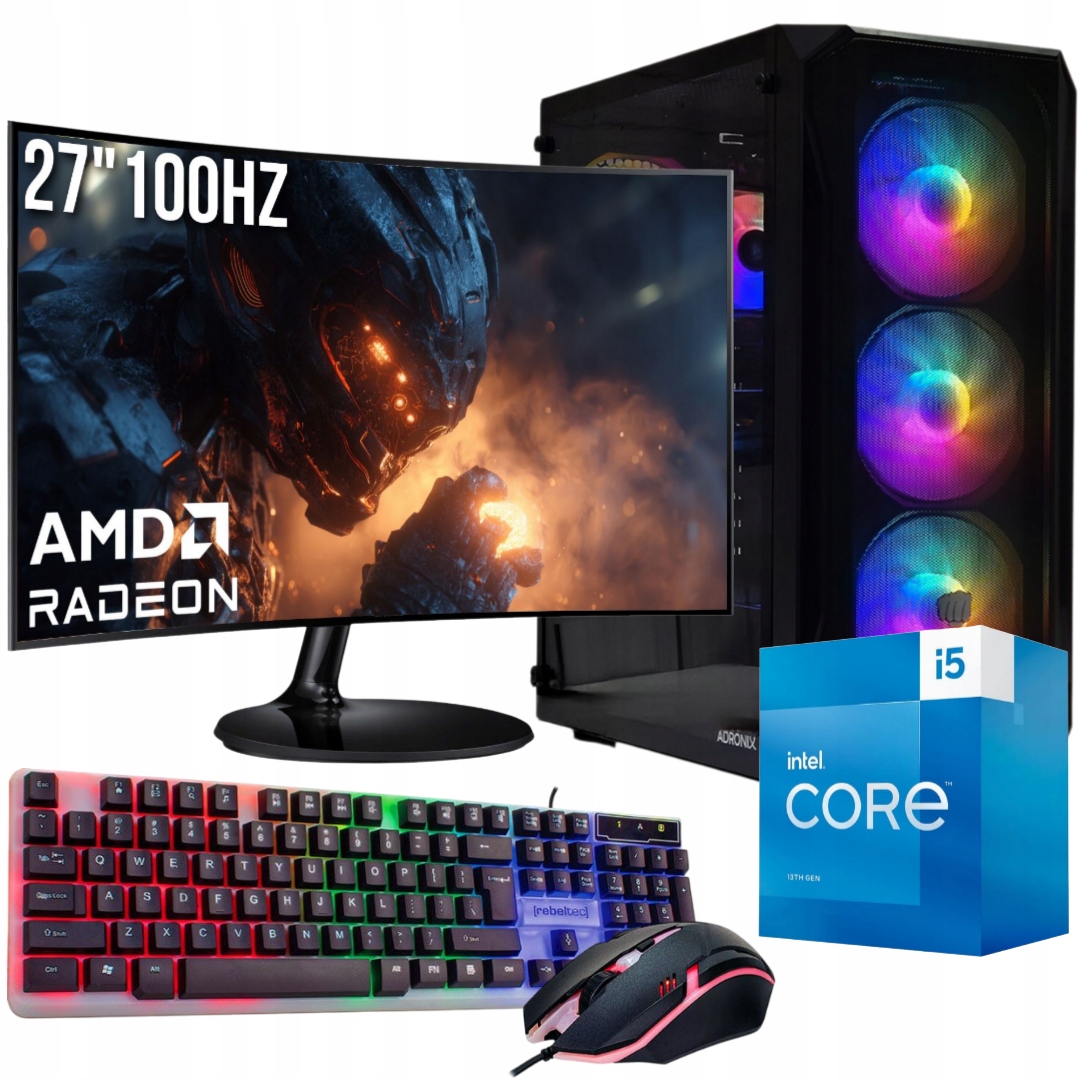 Herný Set I5 32GB Rx 9060XT 16GB Monitor 27" 100 Hz