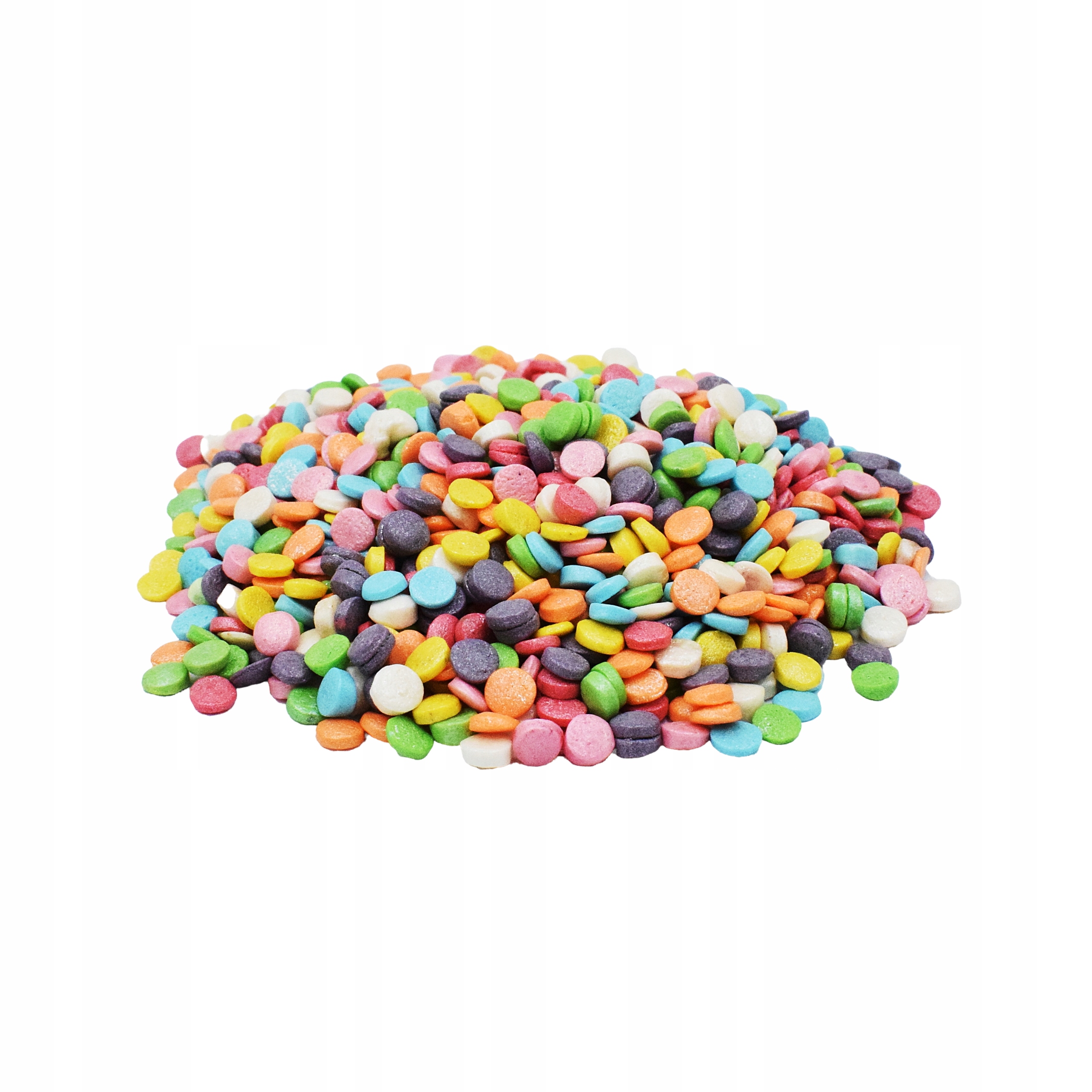 Posypka Cukrowa Konfetti MIX "kółka" Kolorowe Jadalna Dekoracja 1KG